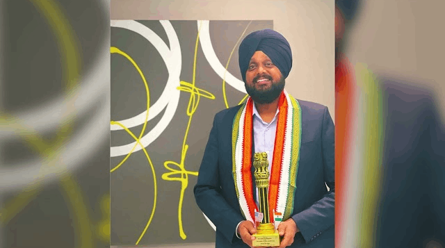 Simarpreet Singh Awarded